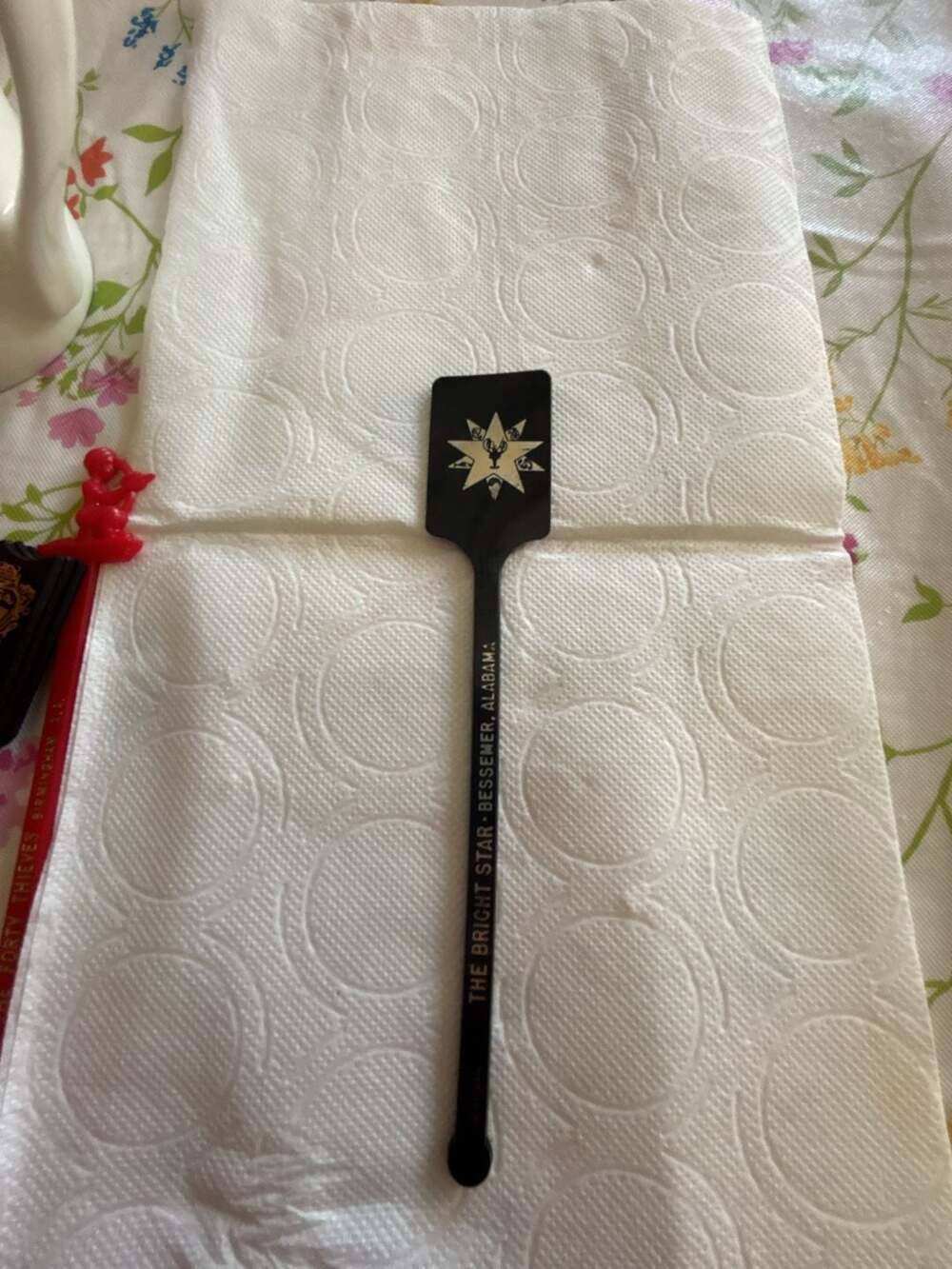 The Bright Star Bessemer Alabama Vintage Swizzle Stick